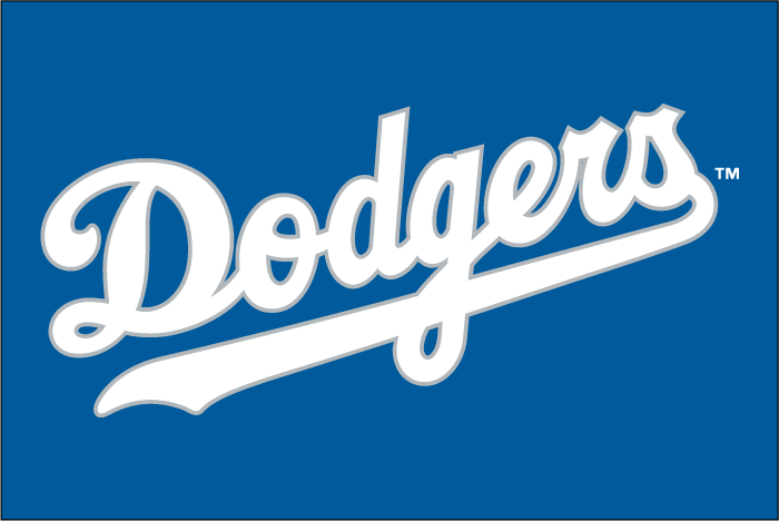 Los Angeles Dodgers 2007-2008 Batting Practice Logo t shirts DIY iron ons